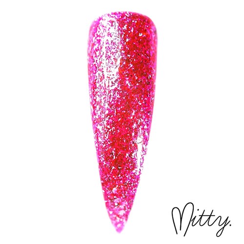 Gel Polish - Platinum Glitter - Peony Pink